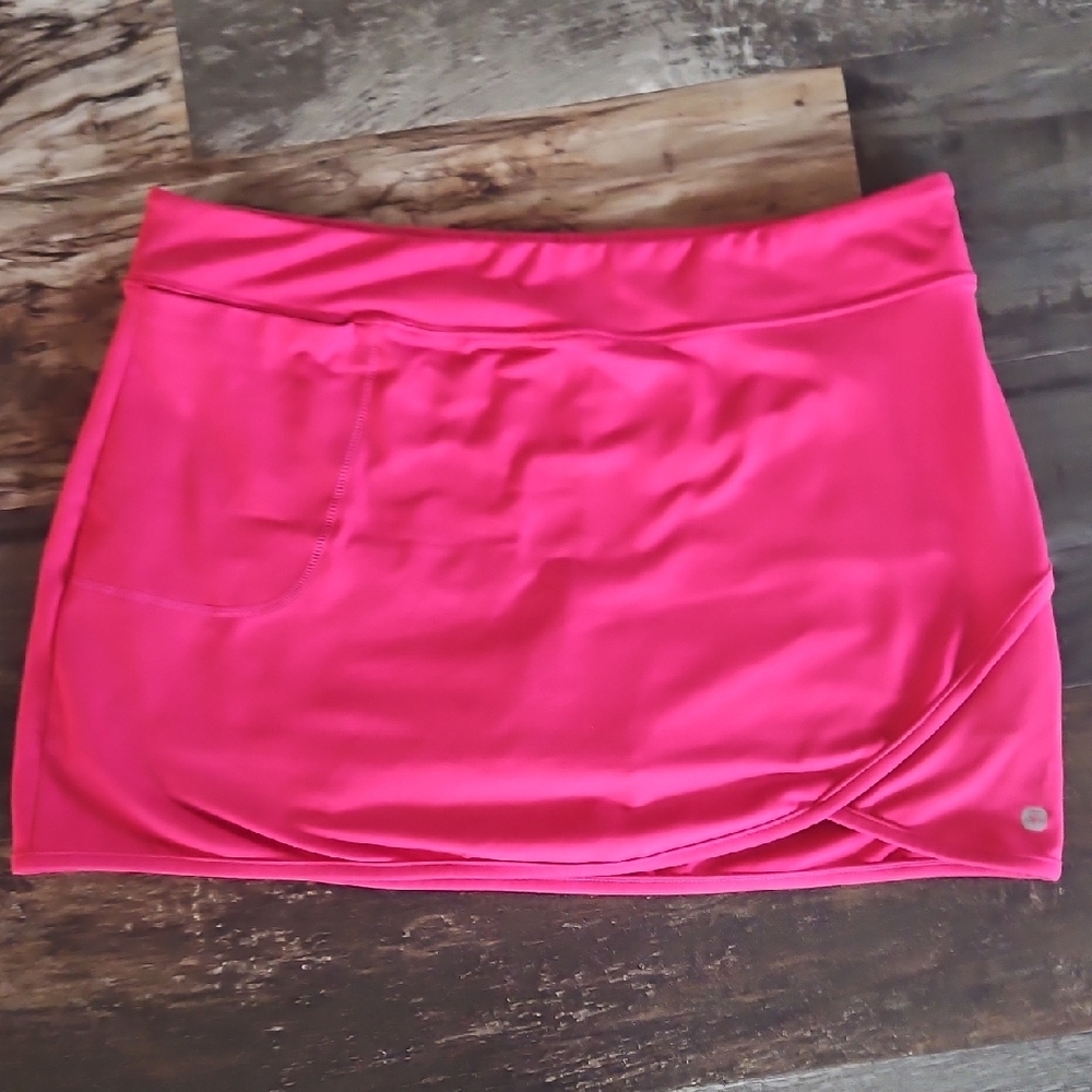 Soybu Pink Mini Pencil Skorts Wrap Design